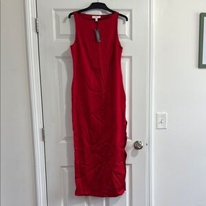Banana Republic - Stretch satin column maxi dress - *** petite***